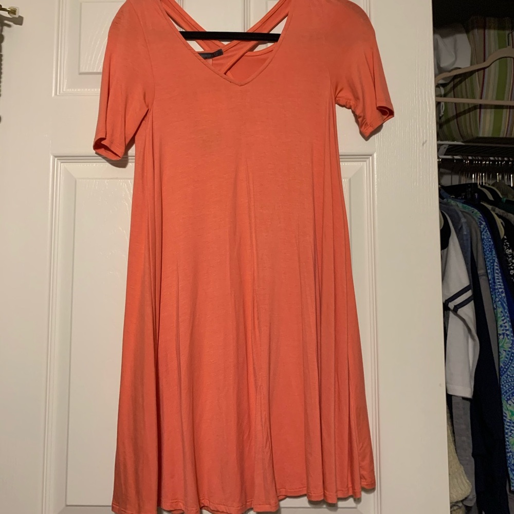 Orange dress never worn